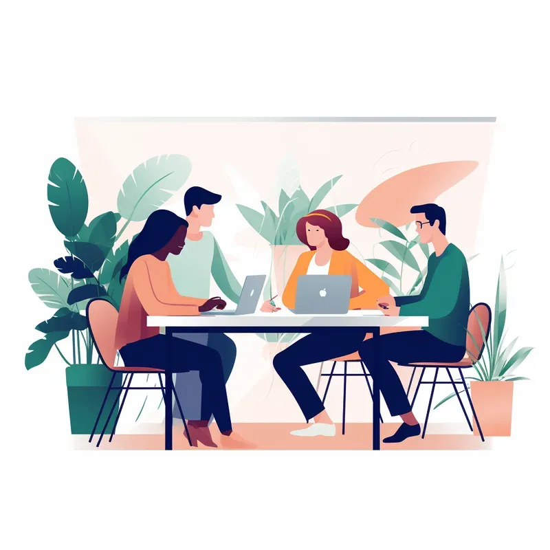 Stylized Corporate Illustrations