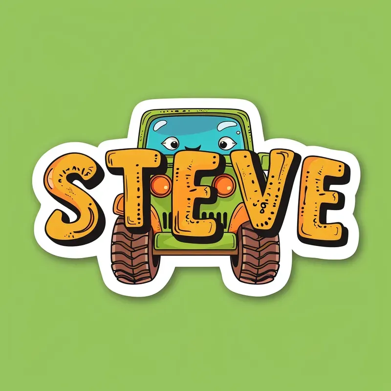 Kids Cartoon Personalised Name Tags