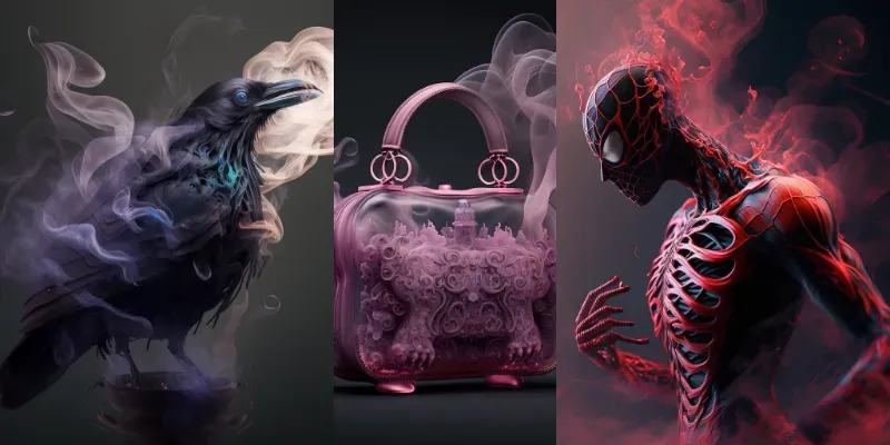 Dissipating Smoke Sculptures generated by undefined