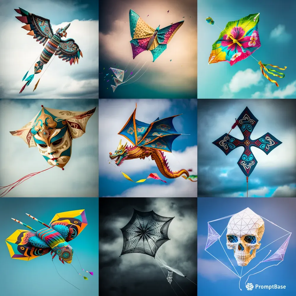 Beautiful Flying Kite Designs