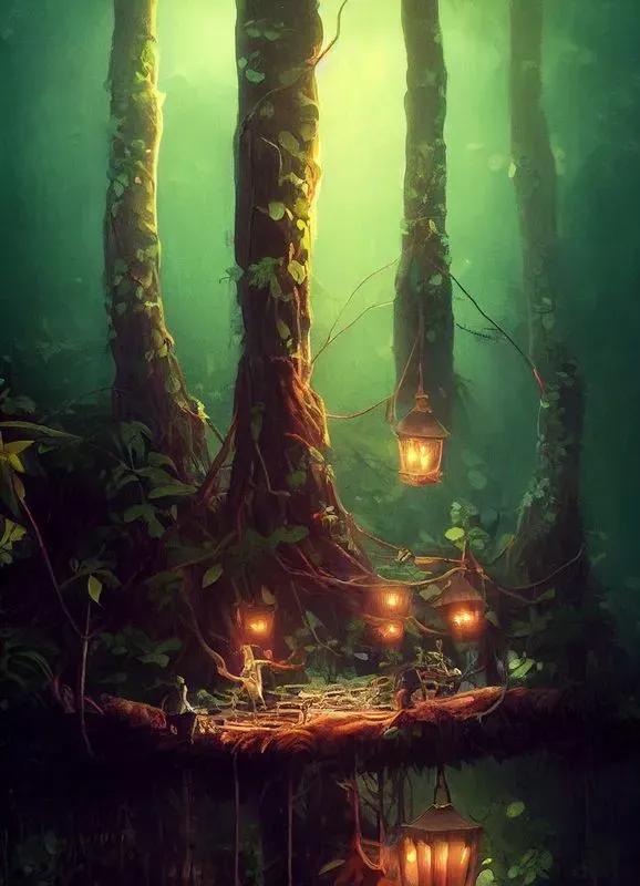 Fantasy Adventure In The Woods Book Cover