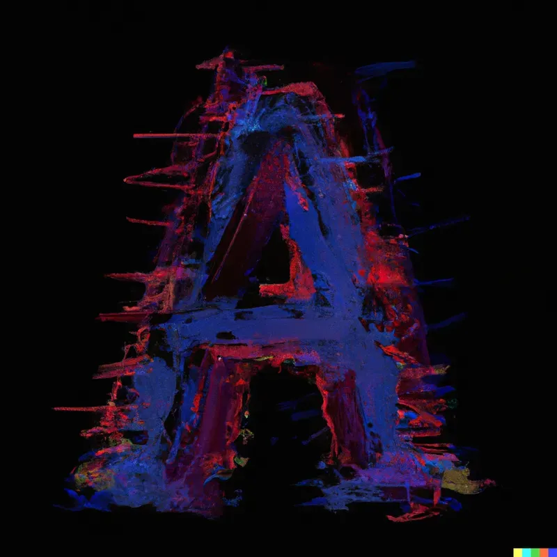 Stylized Typography Letter