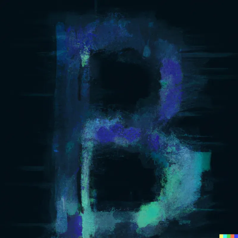 Stylized Typography Letter