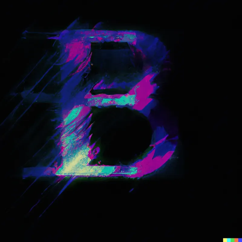 Stylized Typography Letter