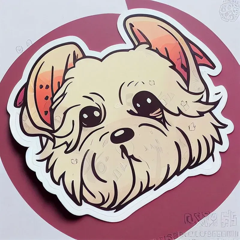 Cute Animal Sticker Design