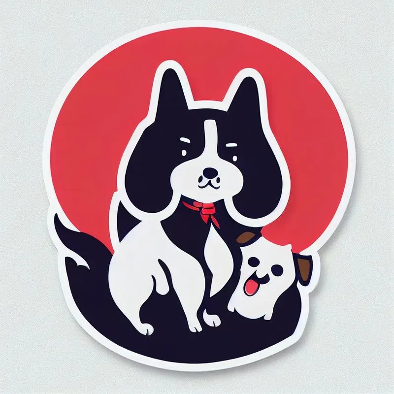 Cute Animal Sticker Design