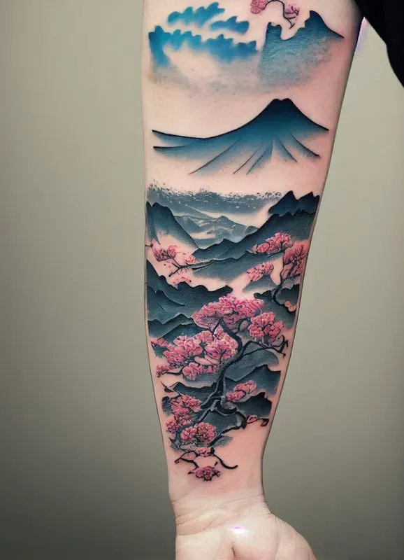 Japan Arm Tattoo