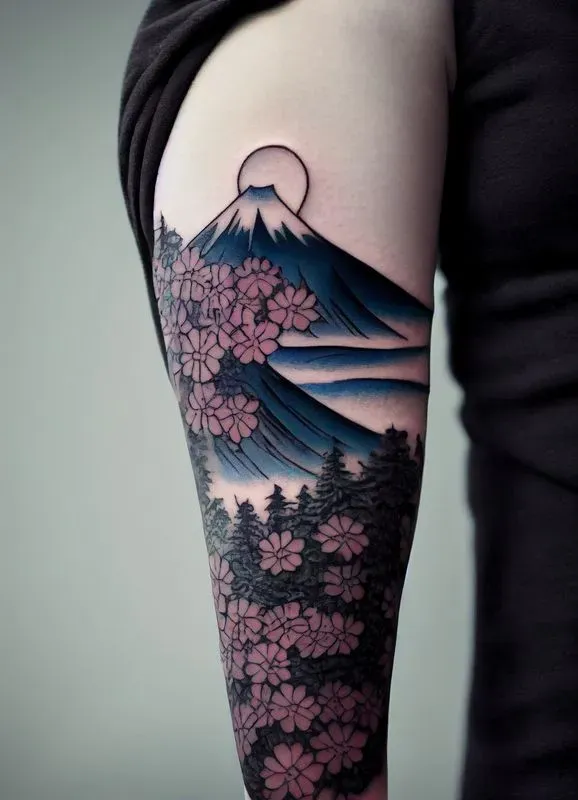 Japan Arm Tattoo
