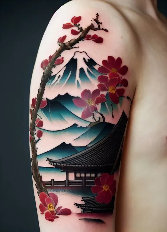 Japan Arm Tattoo