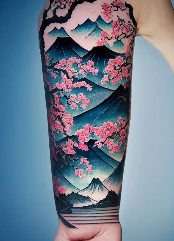 Japan Arm Tattoo