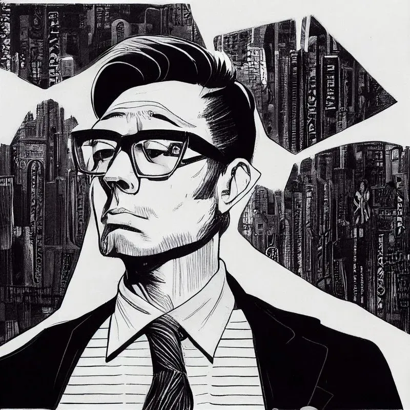 Stylized Ink Character Portraits