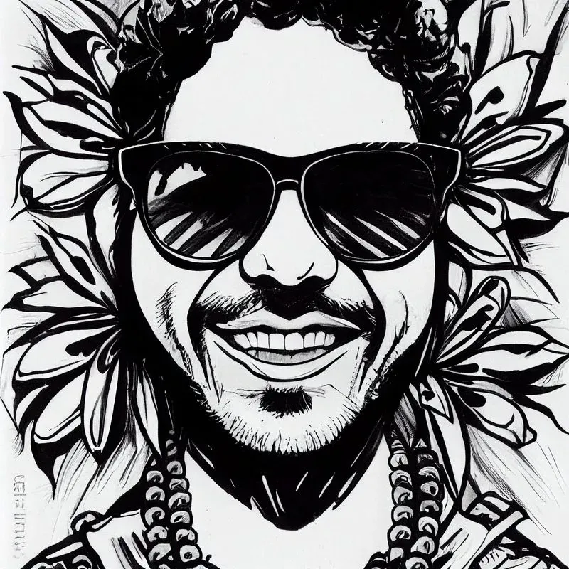 Stylized Ink Character Portraits