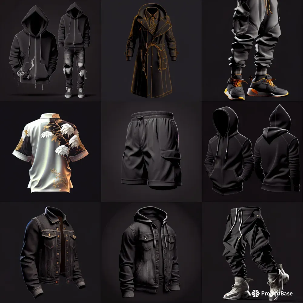 3D Male Streetwears