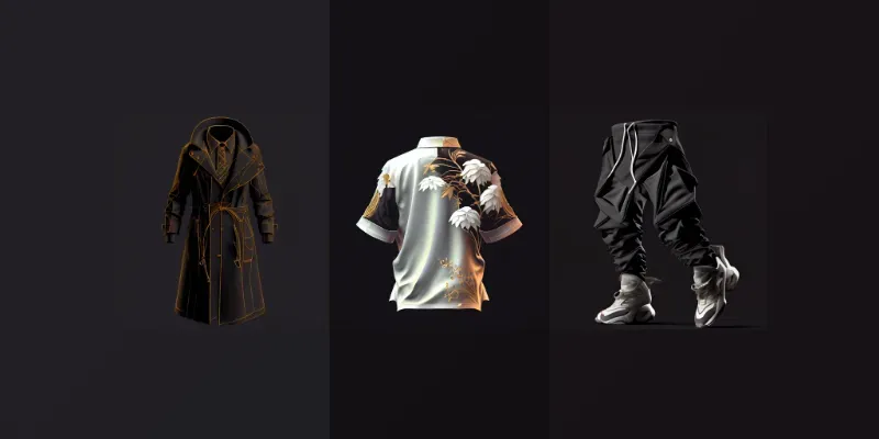 3D Male Streetwears generated by undefined