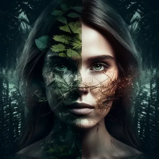 Double Exposure Portraits