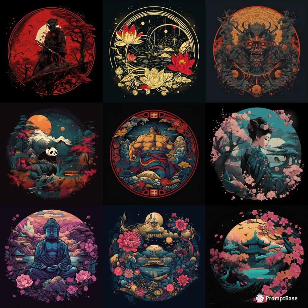 Japanese Tshirt Graphics