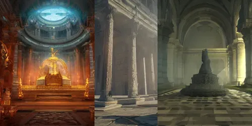 Gaming Temples generated by promptbase