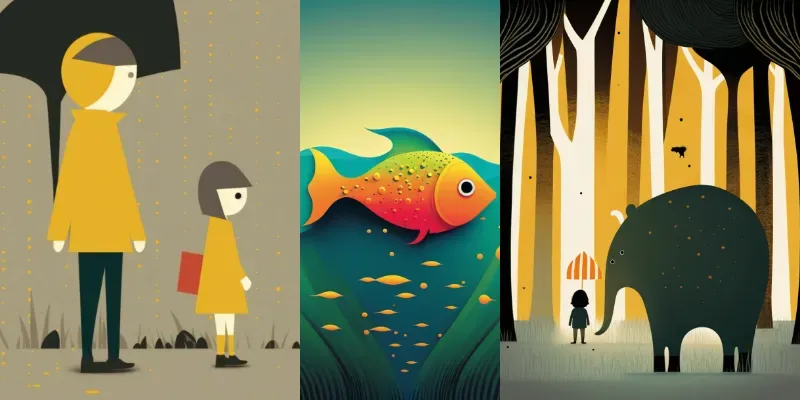 Childrens Book Art generated by undefined