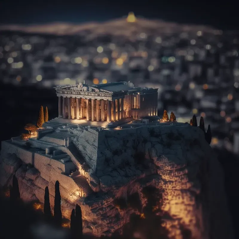 Famous Buildings At Night