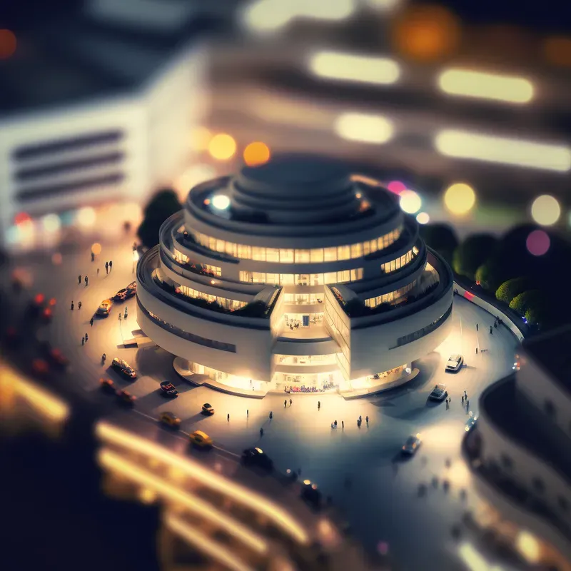 Famous Buildings At Night