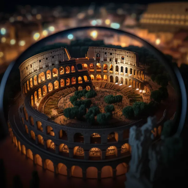 Famous Buildings At Night