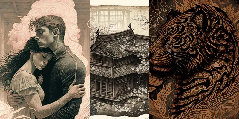 Vintage Illustrations generated by undefined