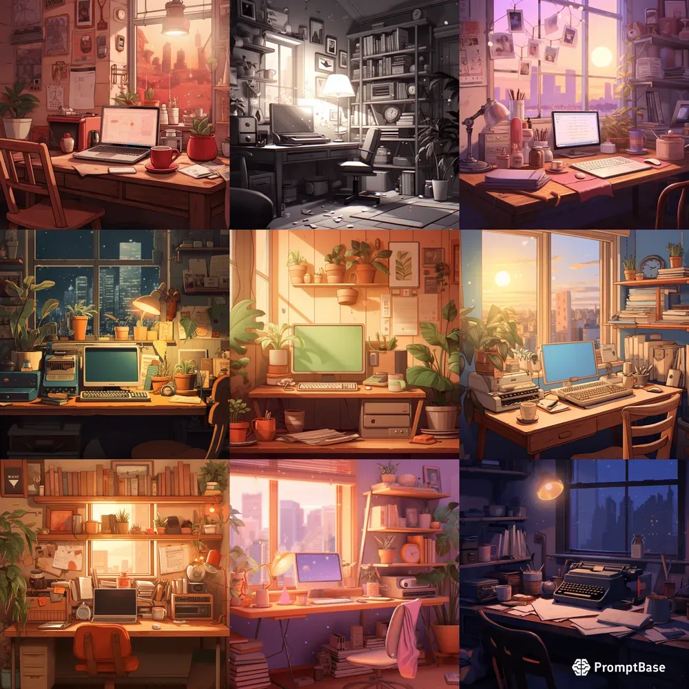 Cozy Lofi Workspaces