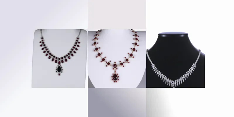Classic Gem Wedding Necklace generated by undefined