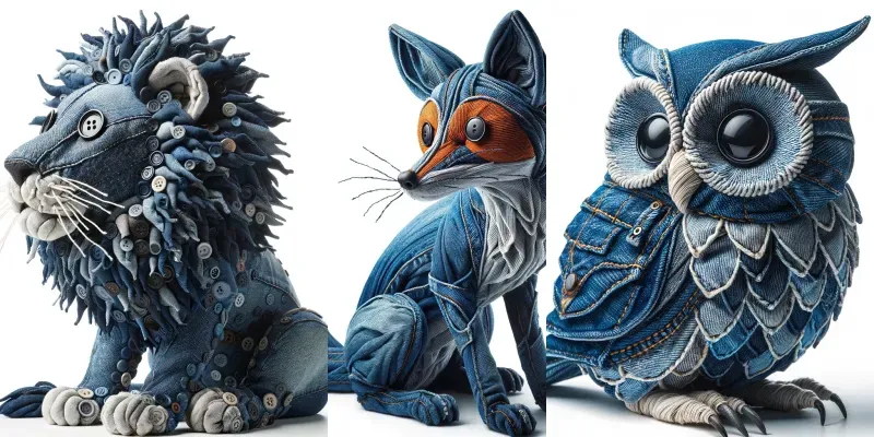 Animals In Denim generated by undefined
