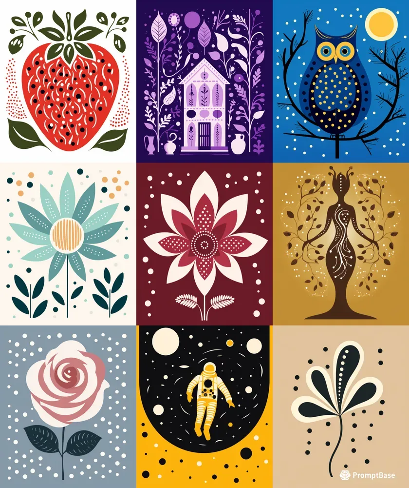 Simple Minimalistic Illustrations