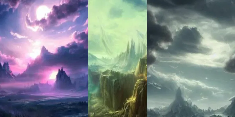 Gorgeous Fantasy Landscapes generated by undefined
