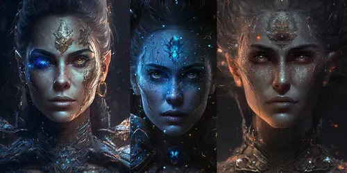 Avatars Of Mutated Humans generated by midjourney