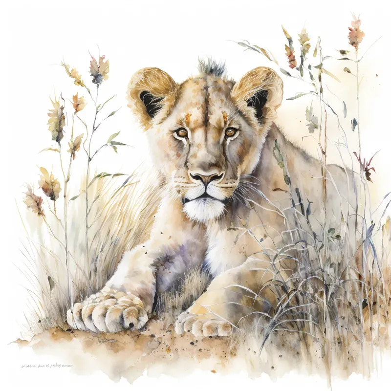 Watercolours Of Animals