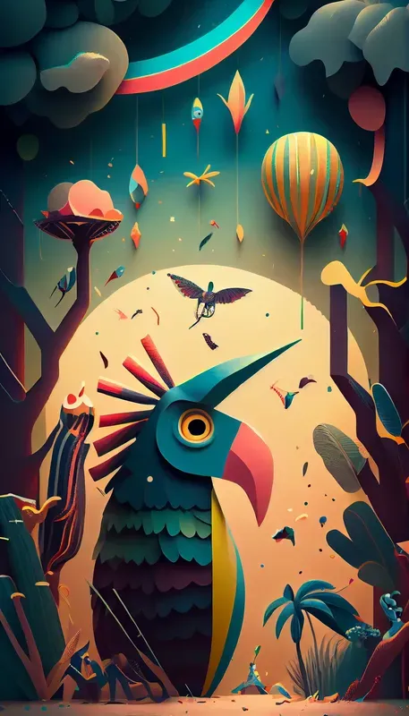 Whimsical Wallpapers With Confetti