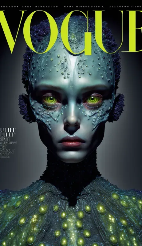 Alien Vogue Cover Photoshoots