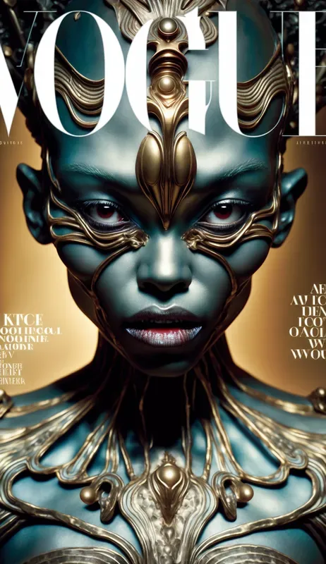 Alien Vogue Cover Photoshoots