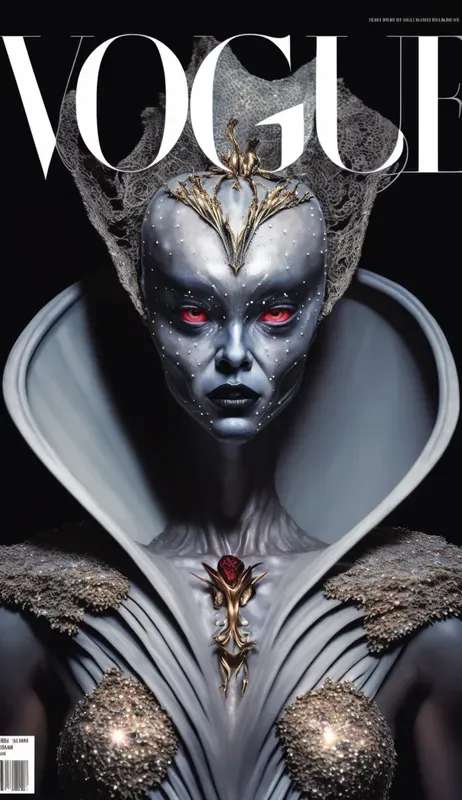 Alien Vogue Cover Photoshoots
