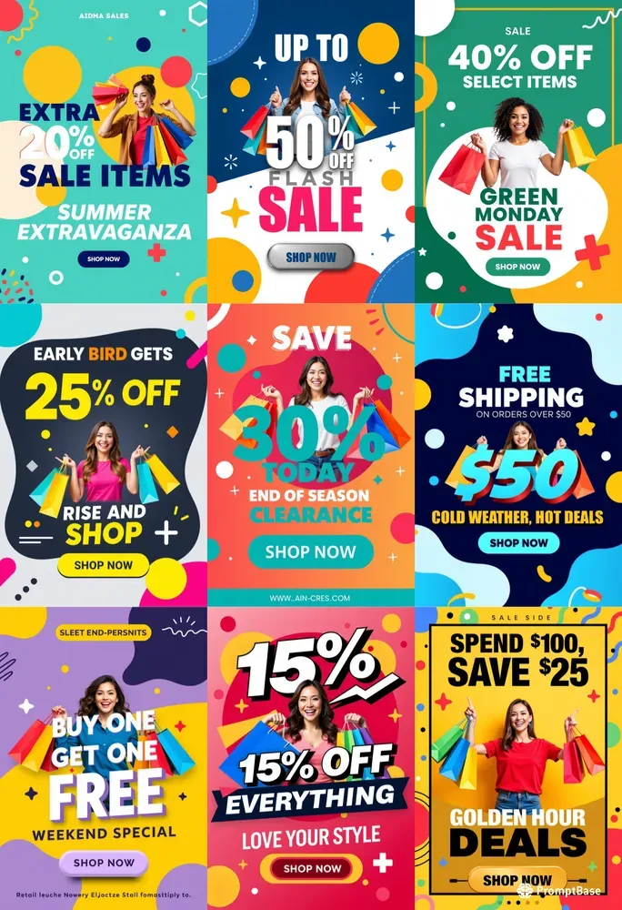 Vibrant Promo Graphics - Boost Sales