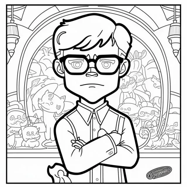 Art Nouveau Cartoon Pages