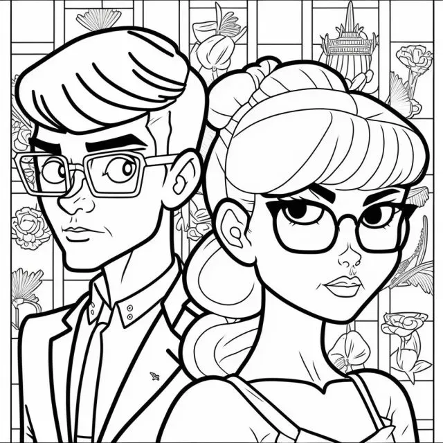 Art Nouveau Cartoon Pages