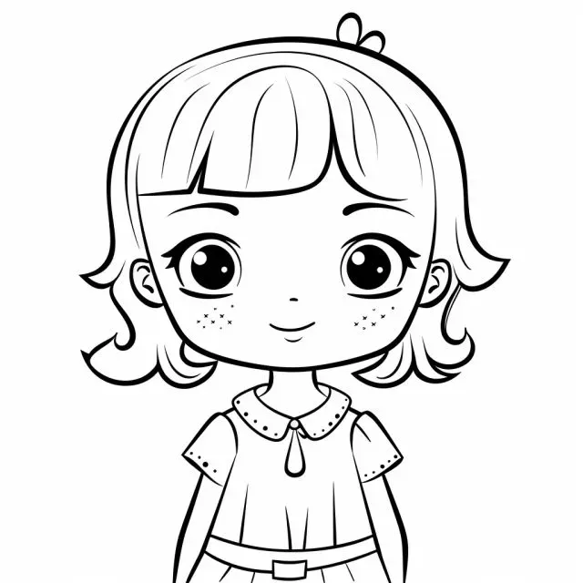 Kids Character Coloring Pages