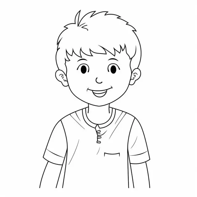 Kids Character Coloring Pages