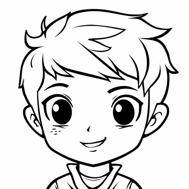 Kids Character Coloring Pages