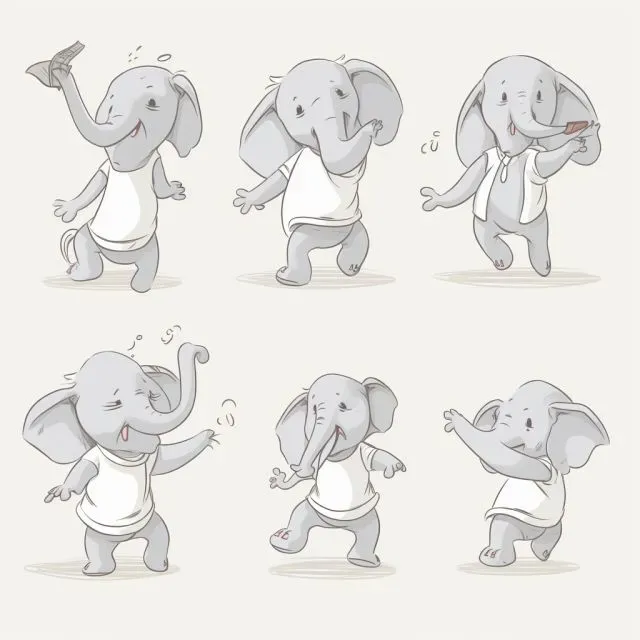 Dancing Cartoon Characters