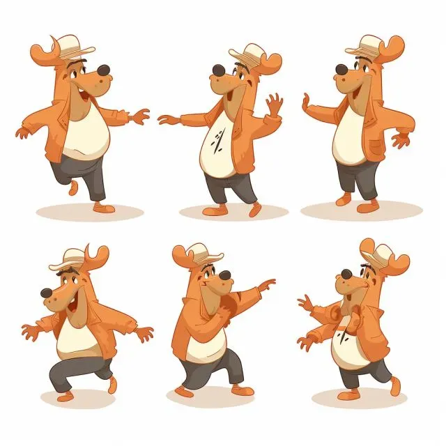 Dancing Cartoon Characters