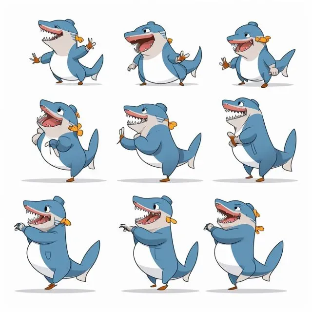 Dancing Cartoon Characters