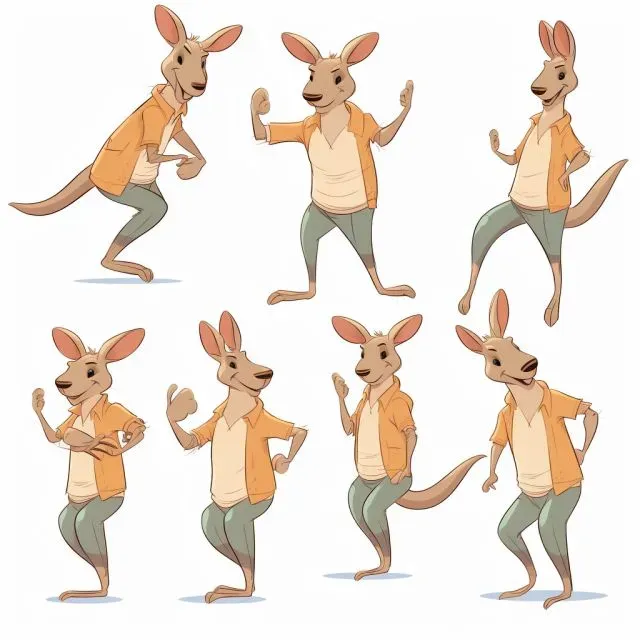 Dancing Cartoon Characters
