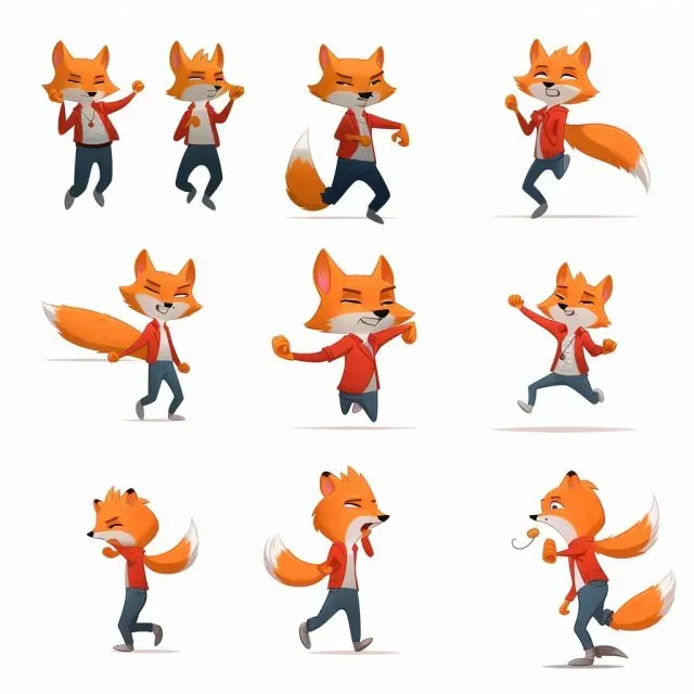 Dancing Cartoon Characters