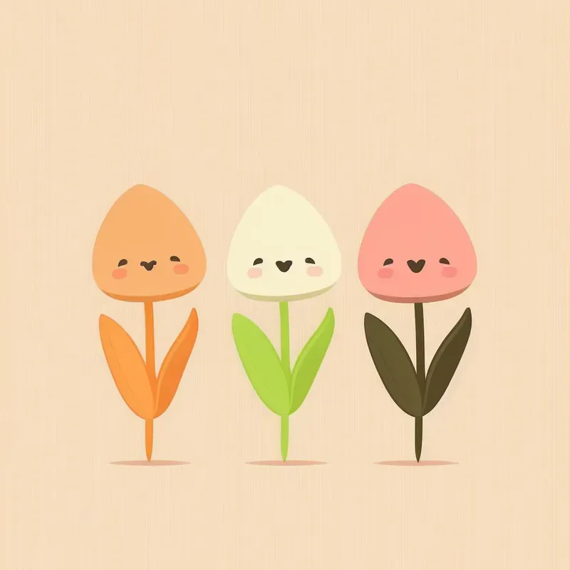 Simple Fruit Vegetable Etc Illustrations