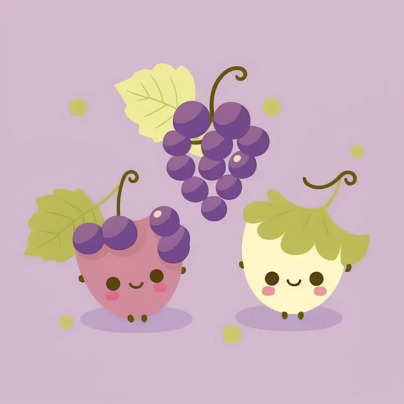 Simple Fruit Vegetable Etc Illustrations